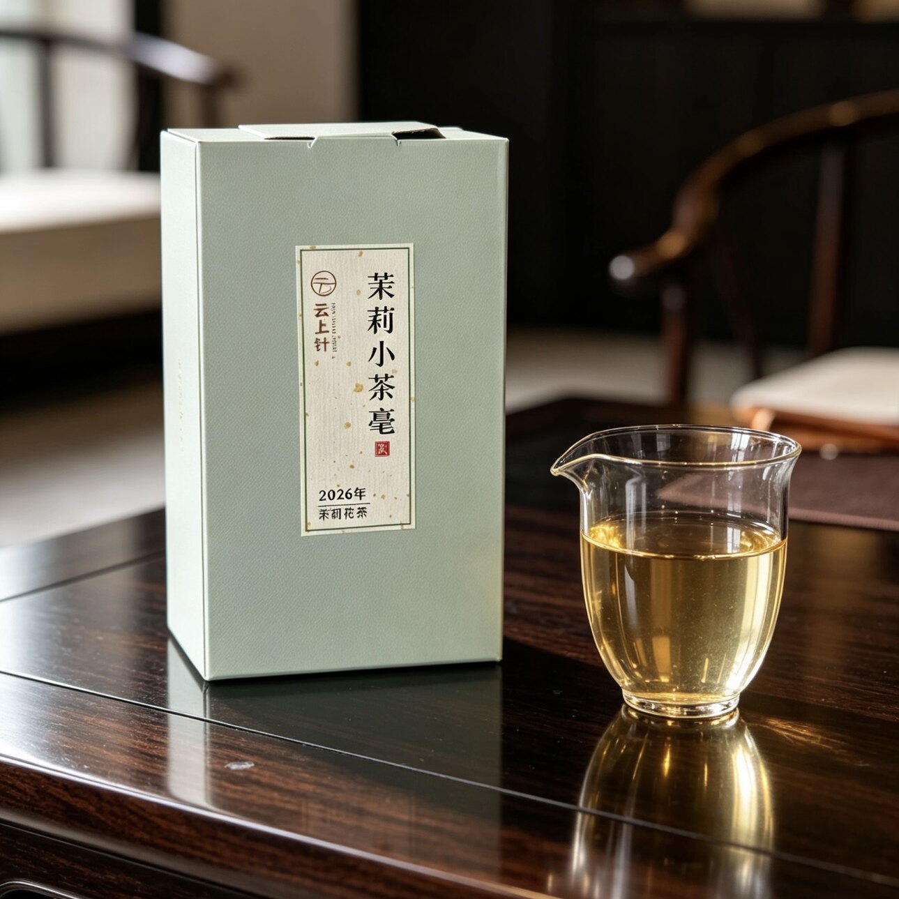云上针茉莉花茶 2026年茉莉小茶毫 花香鲜灵浓郁 滋味鲜10泡