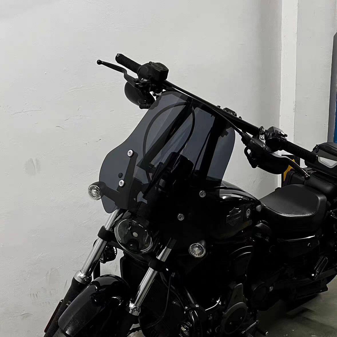 哈雷夜行者975改装窗口把Sportster S 1250加高T把复古ds车把配件