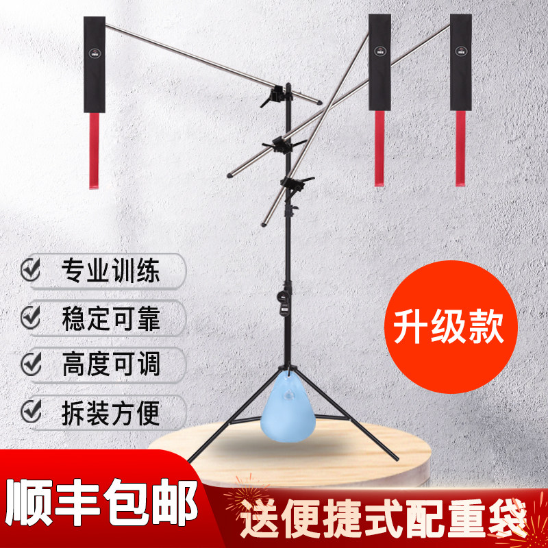 郑家班网球羽毛球单人训练器室内成人发力击球架悬挂式练球架布条
