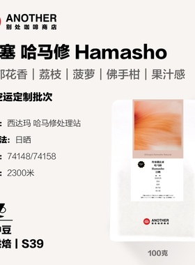 别处咖啡埃塞西达玛哈马修处理站定制空运批次日晒74158超级花香