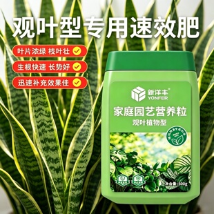 新洋丰虎皮兰专用观叶花肥料家用通用型盆栽花卉绿植缓释肥颗粒