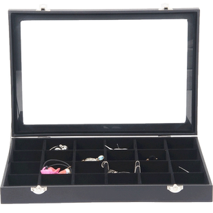 皮质拉链式手表收纳盒便携创意首饰盒手表盒商务收藏展示盒礼品盒