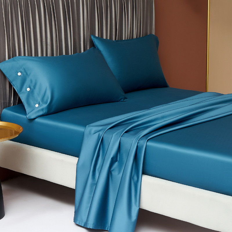 纯色80支长绒棉纯棉单件床笠床垫防尘保护套床单被枕套床品可定做