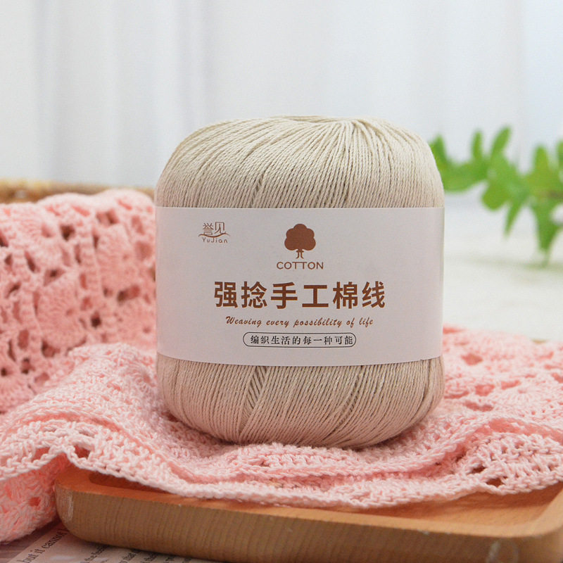 强捻5号蕾丝手工编织中细棉线