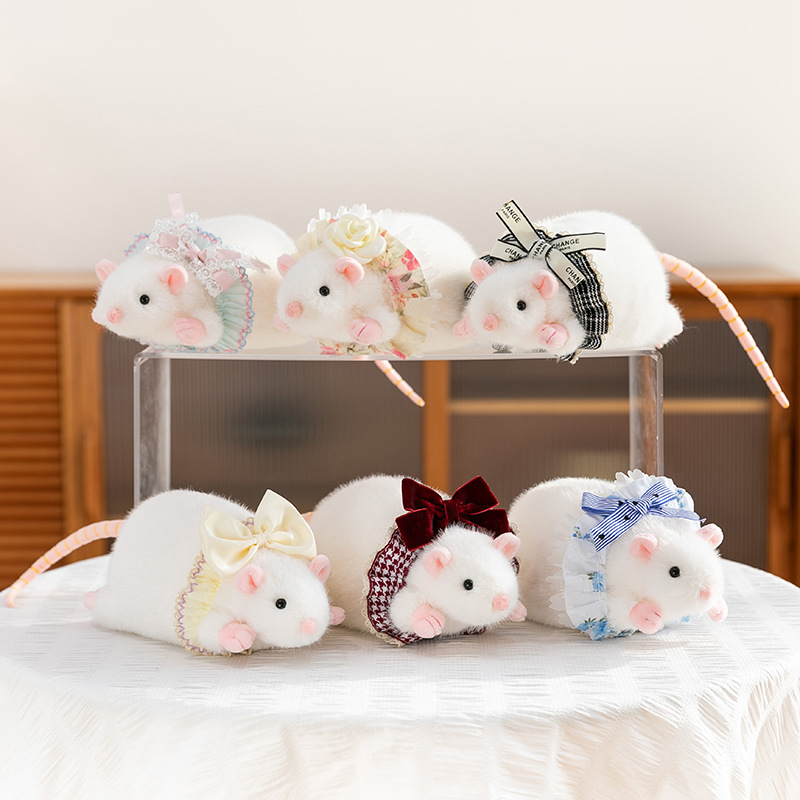 花枝鼠毛绒玩具跨境可爱流量新款八寸娃娃机公仔婚庆抛洒玩偶礼物