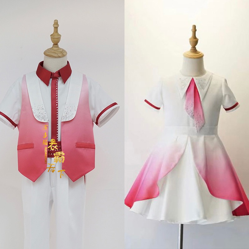 儿童变色裙大合唱舞蹈演出服