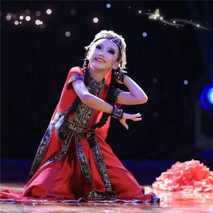 塔吉克族服装帕米尔少女之情舞蹈服装新疆维吾尔族少数民族演出服