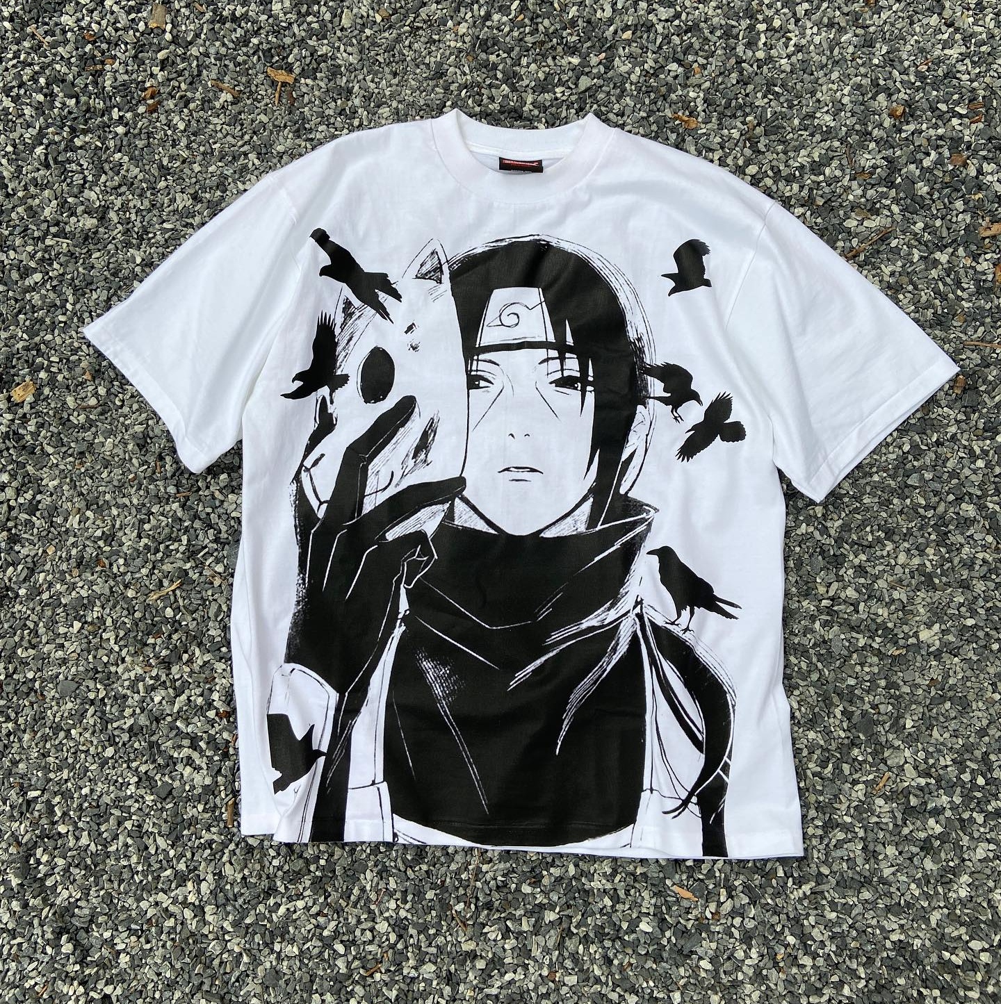 孤独星球动漫 NARUTO Uchiha Itachi火影忍者shirt Pandabuy短袖