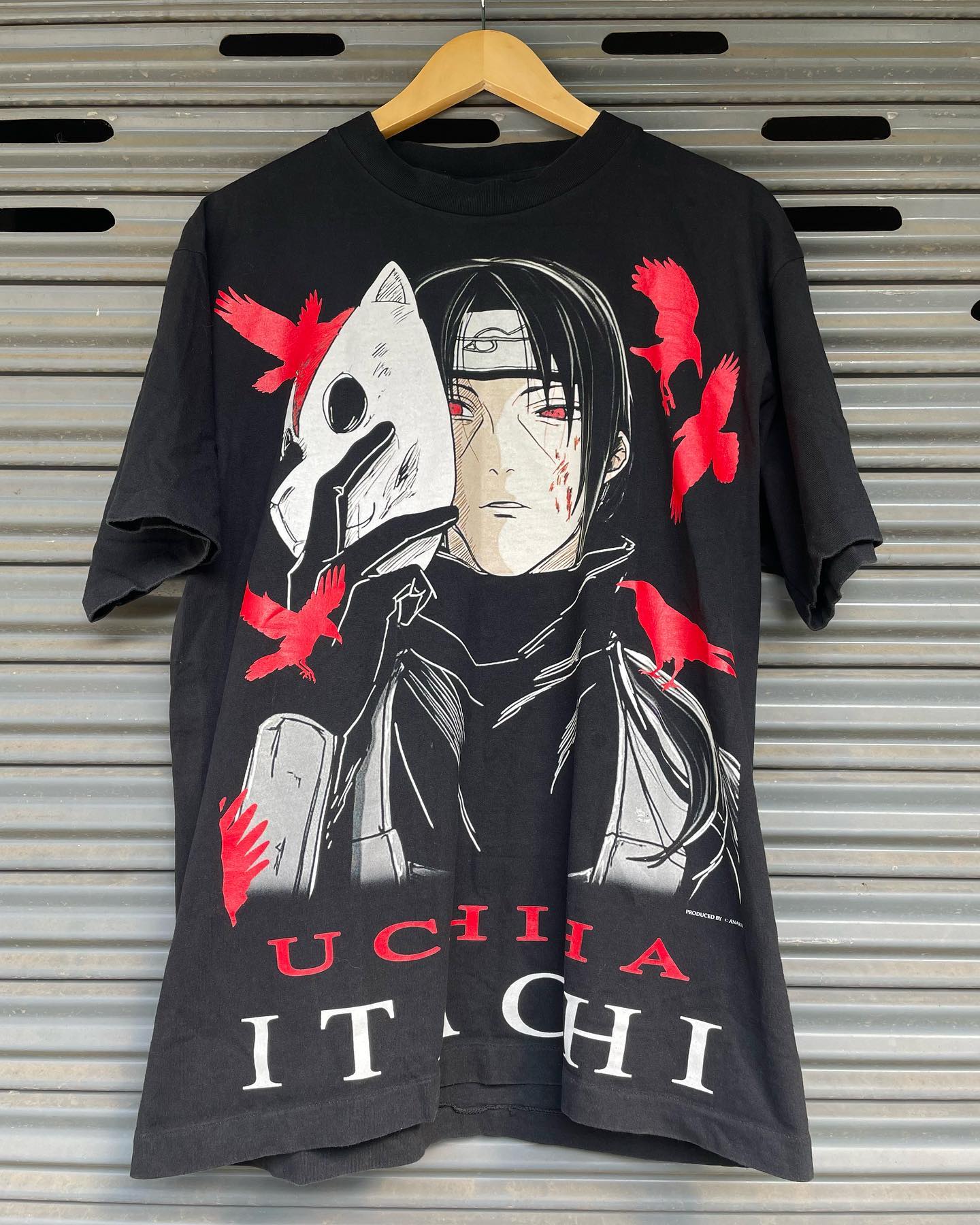 孤独星球动漫NARUTO Uchiha Itachi火影忍者shirt ootd Anime短袖
