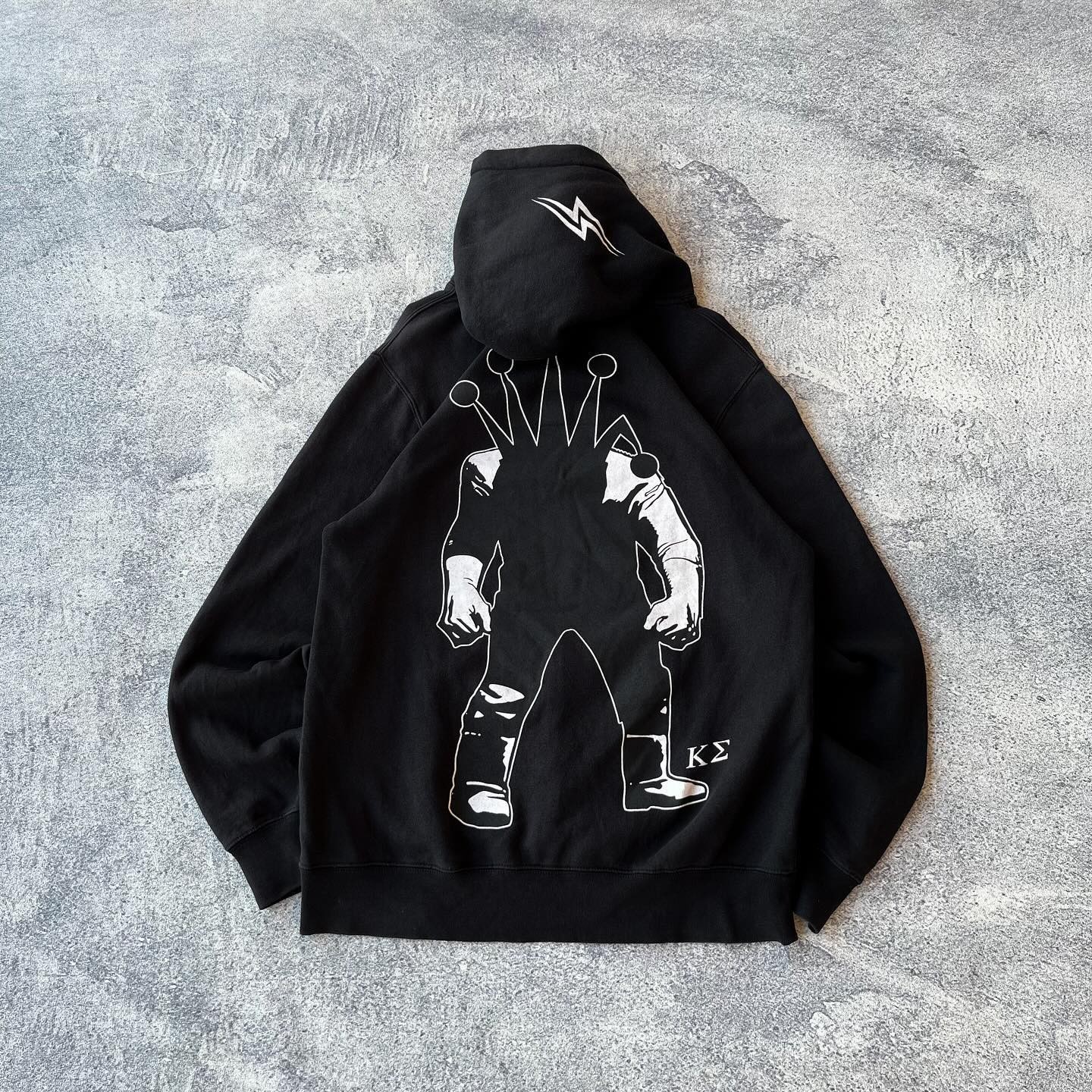 美式高街嘻哈 好物 Vintage Stussy X Kostas Serematis连帽卫衣