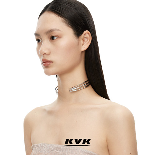 KVK胶囊系列鱼尾开口项链