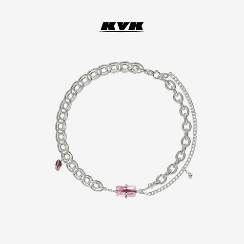 kvk元素小众设计锁骨链高级感