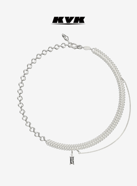 【刘宪华同款】KVK  SPIDER 蛛序系列毒液吊坠扭转拼接纳米石项链