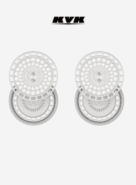 KVK Throwback:Arachné  经典回溯系列银币双叠耳环