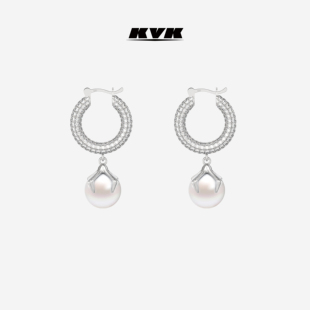 【U先试用】KVK Throwback:Arachné经典回溯系列珍珠耳环