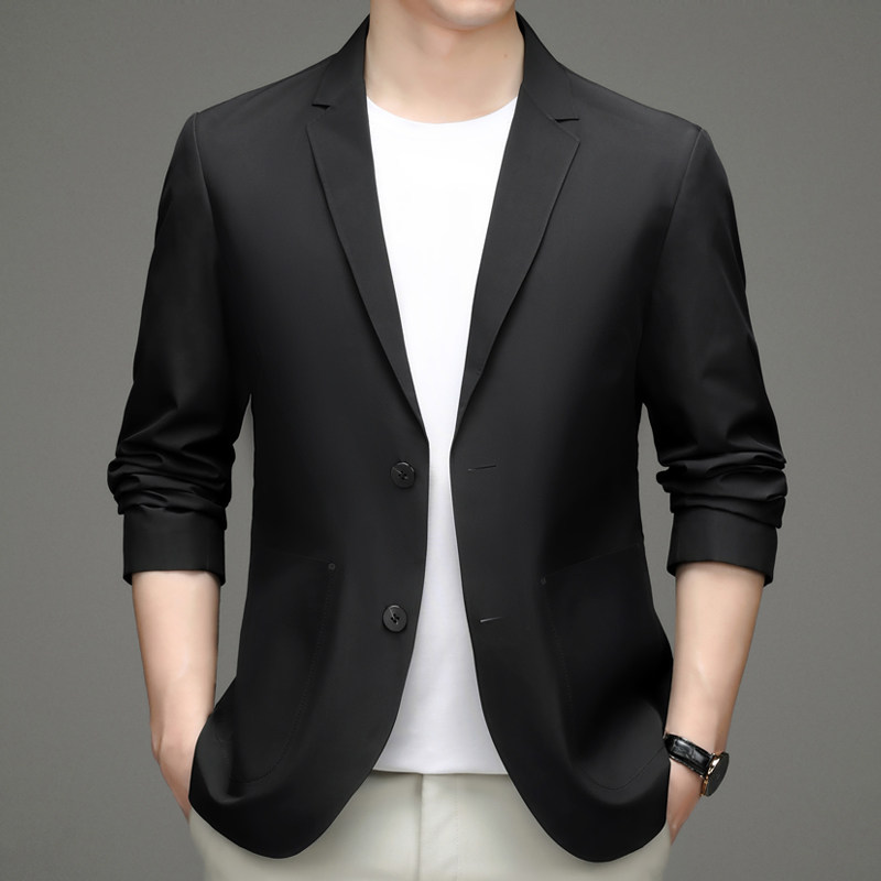 2023春款男士上衣中青年流行修身潮流西服P175,男装西服,电商D223-1