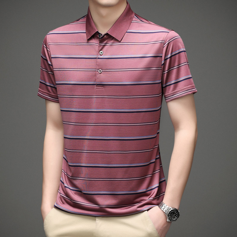 2021年新款男土Polo衫短袖T恤夏装中青年休闲，男装Polo衫，电商D223-1