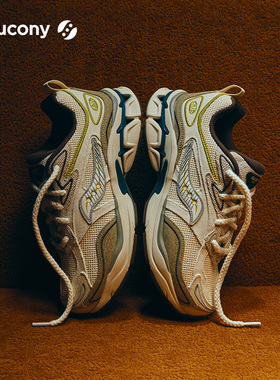 Saucony索康尼GRID FUSION 蛇年CNY情侣拼色复古百搭休闲鞋