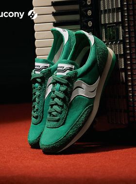 Saucony索康尼 TRAINER 80 薄底美式复古情侣低帮耐磨运动休闲鞋