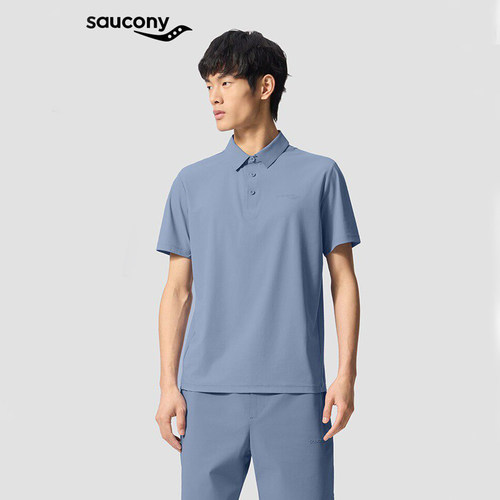 索康尼男子跑步运动POLO衫