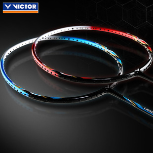 胜利羽毛球拍正品挑战者9500碳素超轻维克多铁锤羽拍度全面弹性