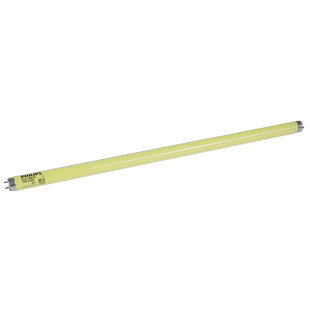 飞利浦进口防紫外线黄色安全灯管抗UV防曝光无尘车间档案室18W36W