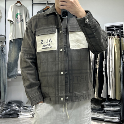 潮男冬季新款牛仔衣男外套