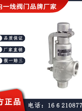 A28H外螺纹连接弹簧带扳手微启式安全阀 定制生产 沪工阀门