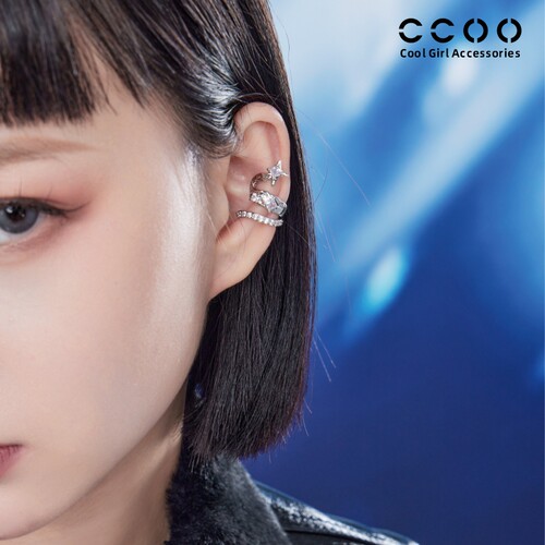 CCOO珍珠镶嵌无痛耳骨夹无耳洞