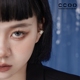 CC&OO墙推天然珍珠复古简约小方块耳夹女无耳洞耳骨夹冷淡风