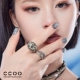 CC&OO拽姐超A 个性 天然斑点石复古质感戒指小众百搭高级感食指戒