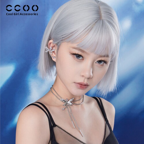 CCOO质感双层耳骨夹原创设计