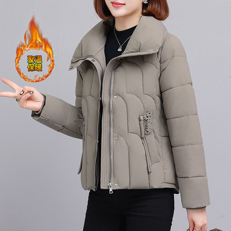 撤柜短款棉袄女士秋冬季新款时尚洋气小个子加厚保暖棉服外套上衣