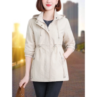 撤柜秋季风衣外套女新款春秋款爆款百搭休闲薄款上衣早秋减龄夹克