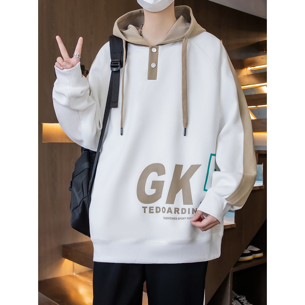 唯品会春秋季连帽卫衣岁男孩青少年学生帅气外套大童男装衣服