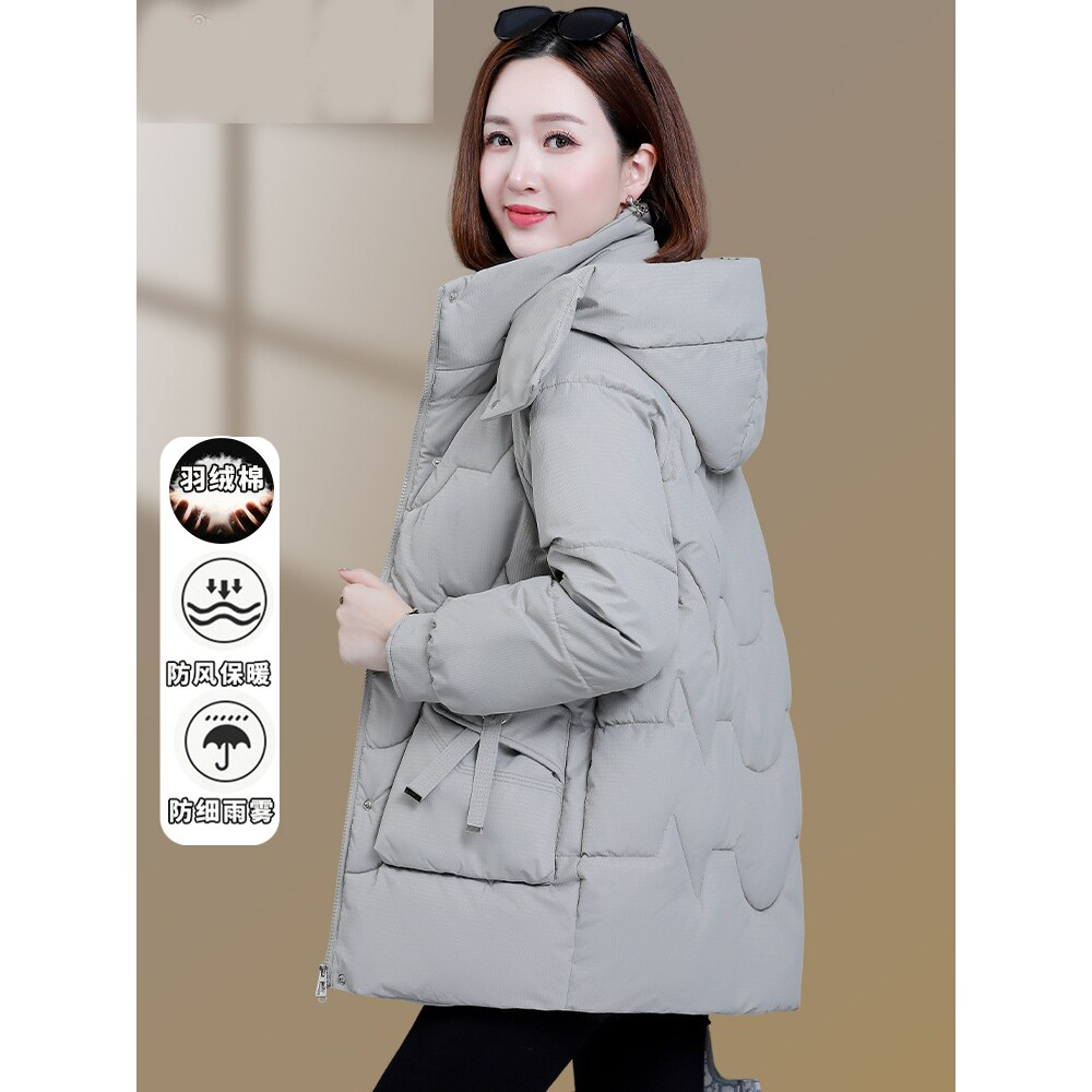撤柜高品质中长款女士棉衣女款爆款新款羽绒棉服妈妈冬装棉袄外套
