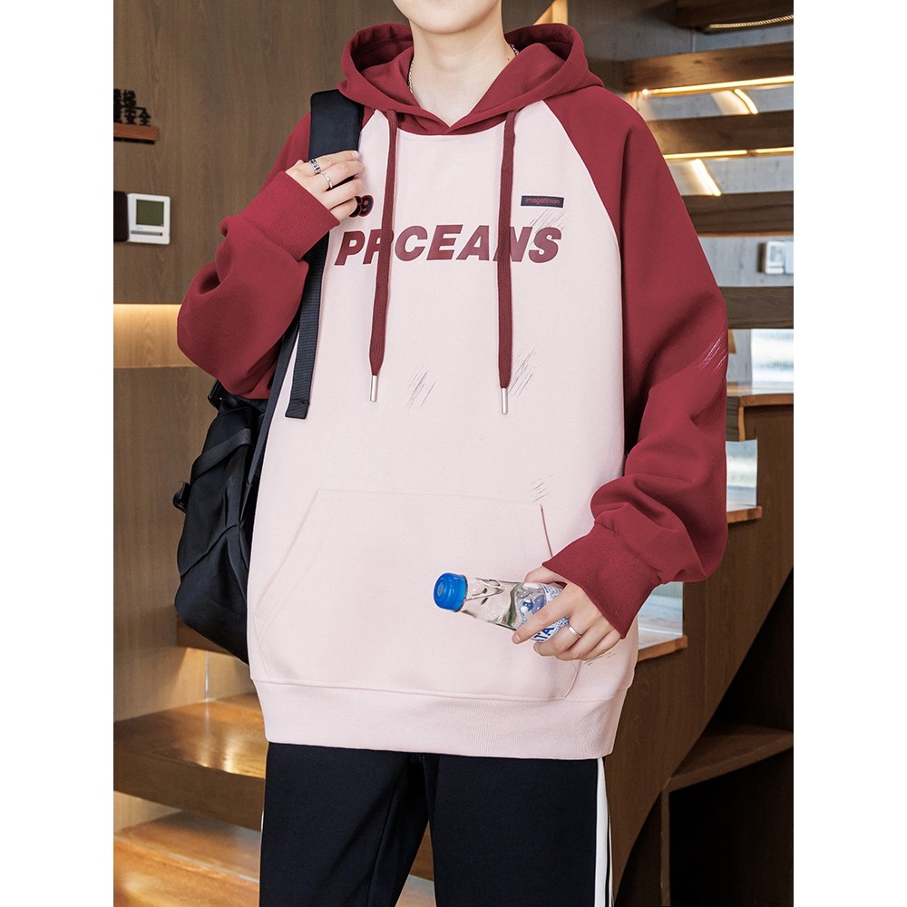 品牌断码卫衣男初中高中学生运动服春秋季岁青少年休闲两件套男装