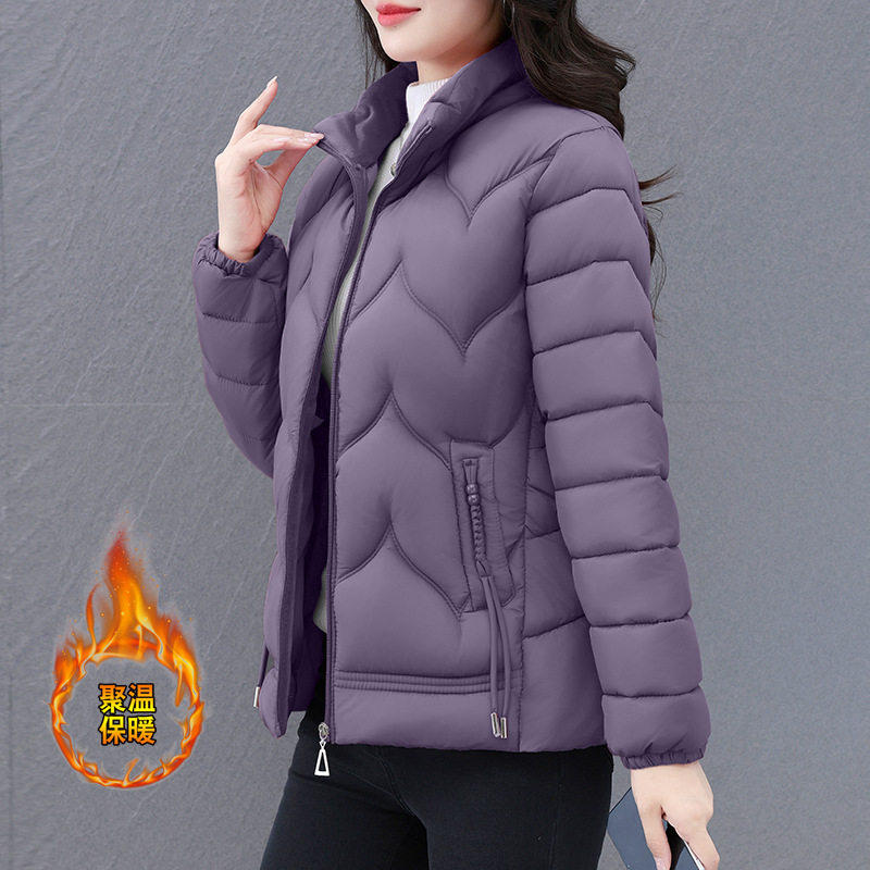 撤柜羽绒棉服女士短裤冬季新款时尚中年妈妈加厚保暖棉袄外套