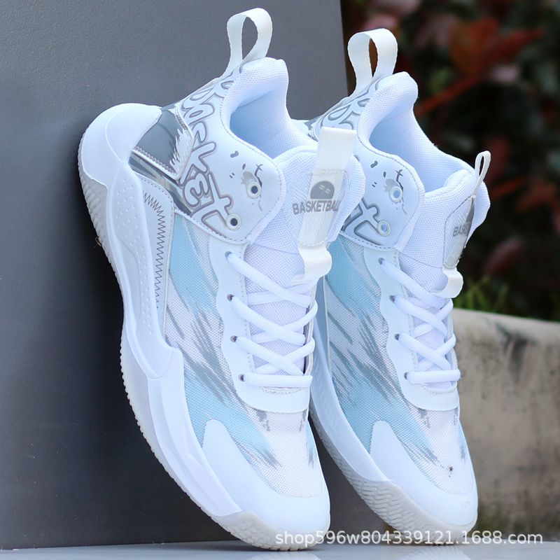 新品潮流篮球鞋男款秋季新款男生实战球鞋防滑耐磨运动摩擦带响声