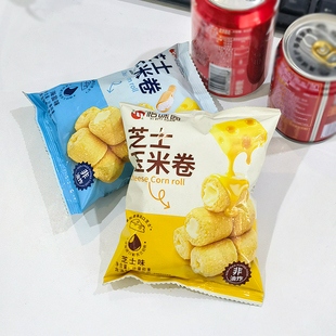 怡味园散称芝士玉米卷10包香酥夹心米果卷小包装海盐味办公室零食