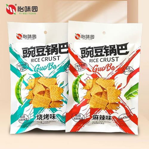 怡味园豌豆锅巴140g袋装