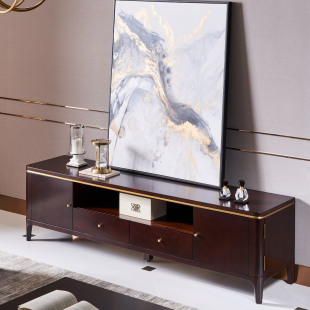 22电视柜地柜 纯实木FW98 欧式 高档别墅古典家具新美式