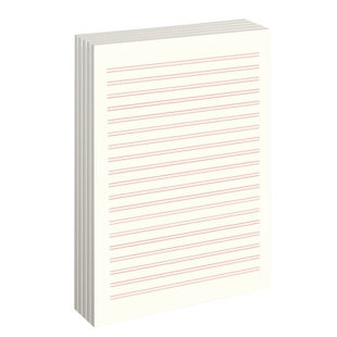 维克多利a4信纸横线申请书专用纸信笺纸简约双行单线稿纸加厚16K信纸本子学生申请书标准材料纸批发