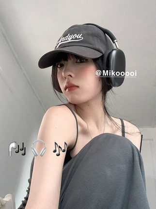 高级灰美式复古宽檐字母棒球帽子女软顶百搭休闲显脸小鸭舌帽男潮