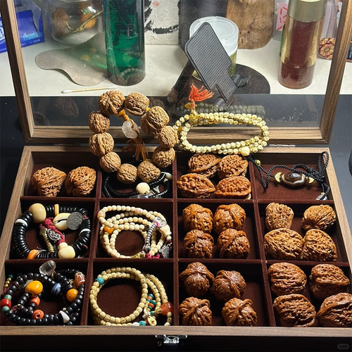 文玩手串收纳盒防尘带盖手链