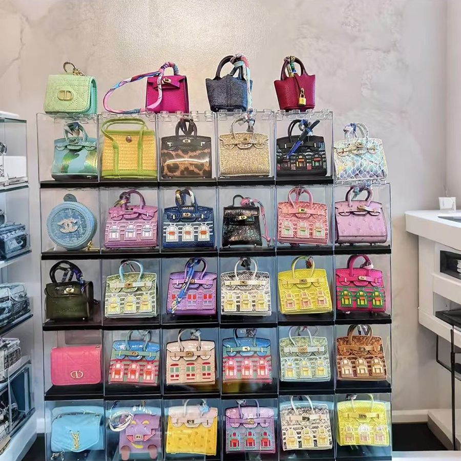 迷你包包展示盒过家家挂包收纳盒