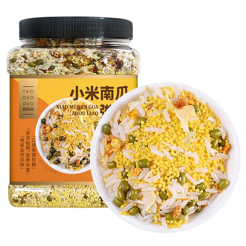 姚朵朵小米南瓜粥料早餐粥