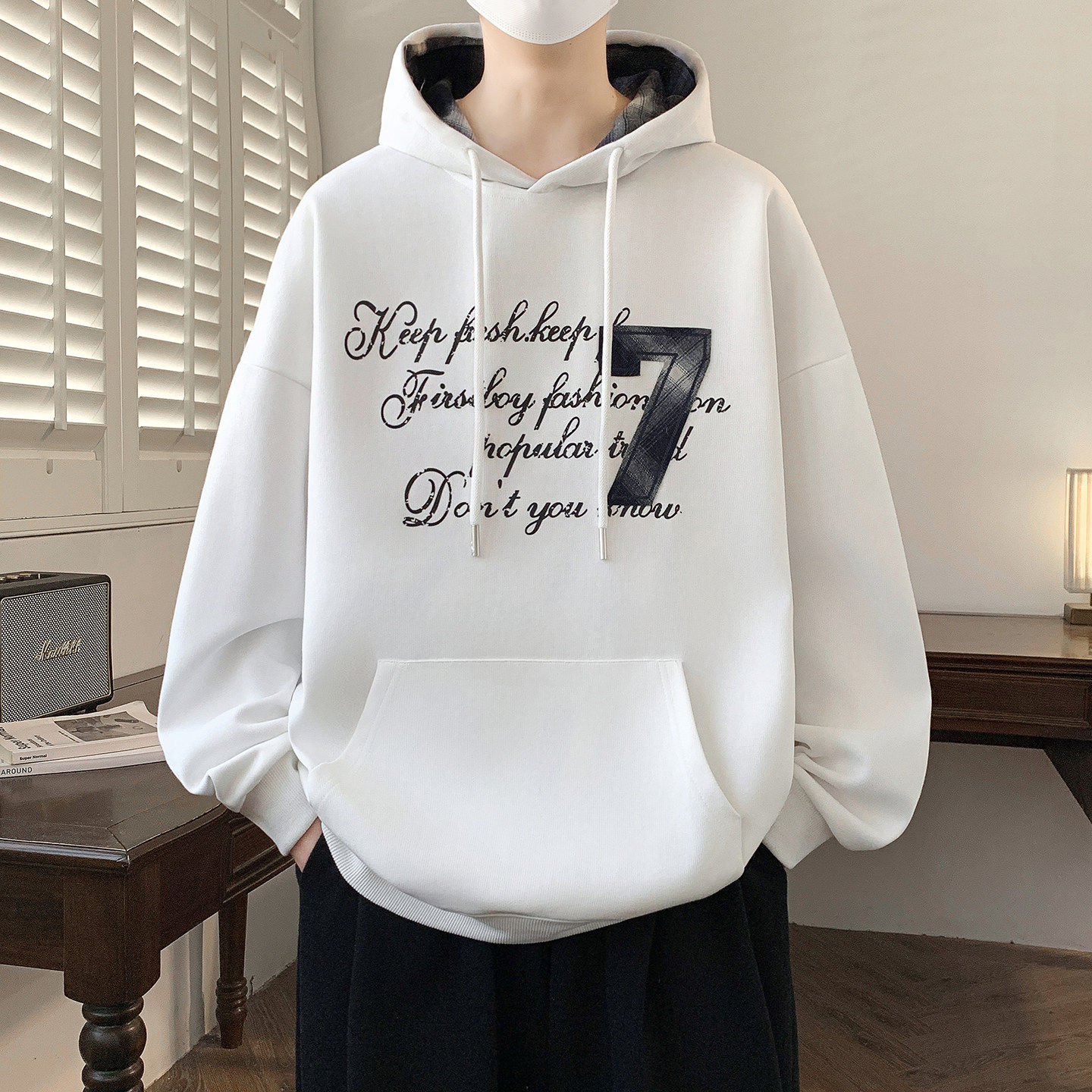 春秋款连帽卫衣男孩初中高中学生潮流运动外套青少年大童春装上衣,男装,卫衣,淘宝优惠券,粉丝福利购,淘宝优惠卷