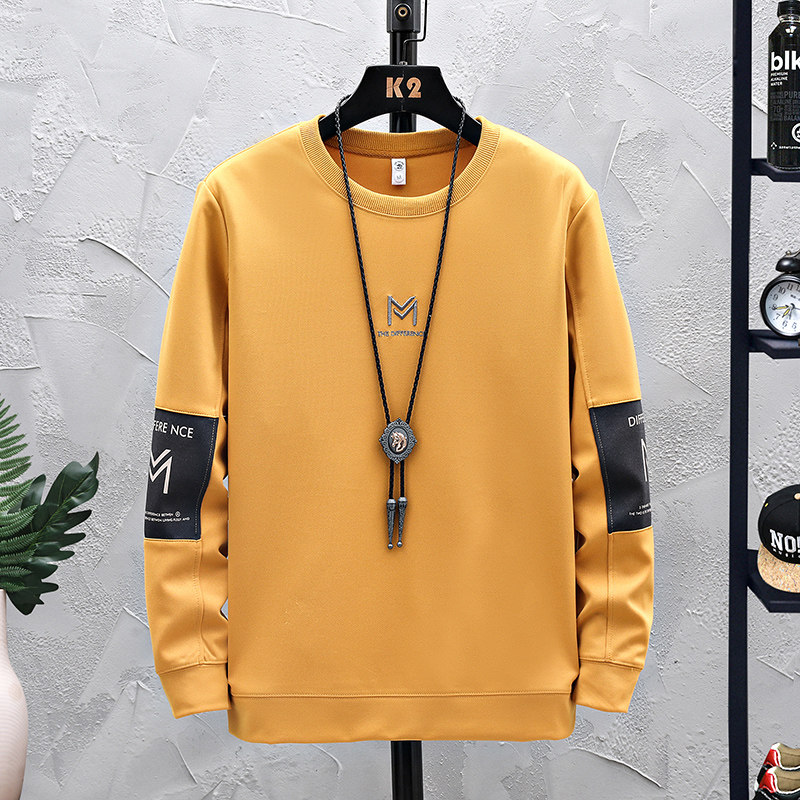 青少年春秋季卫衣男孩打底衫高中初中学生长袖t恤大童春装上衣服