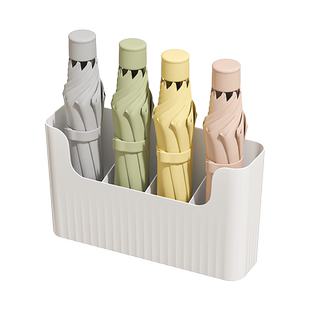 入户家用置伞架壁挂收纳柜架门后雨伞桶免打孔放伞沥水置物架门口